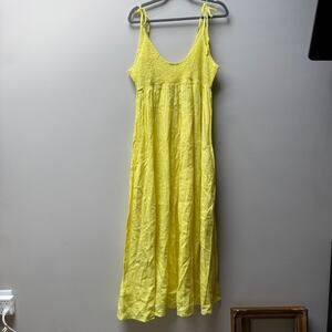 Nwt linen maxi dress coastal